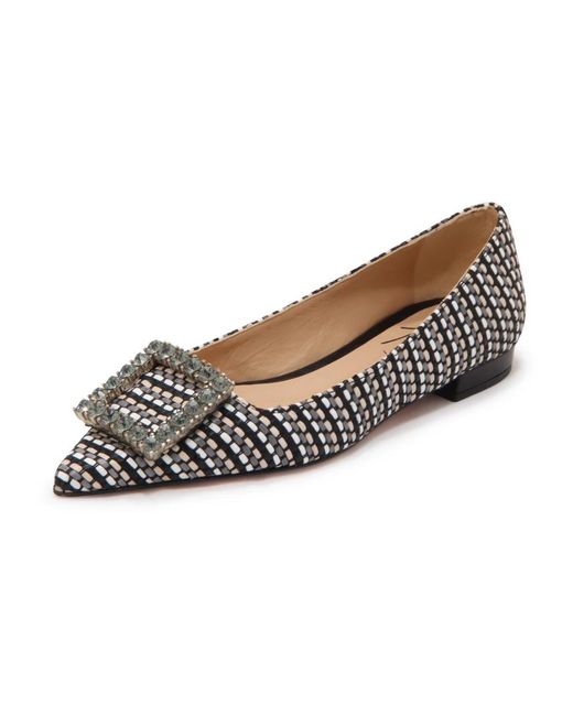 Roberto Festa Black Ballerina Shoes