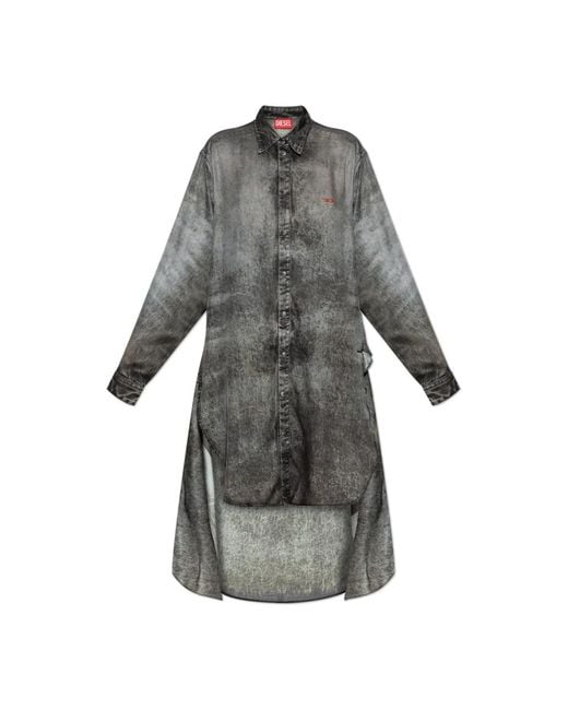 DIESEL Jurk D-Iletta in het Gray