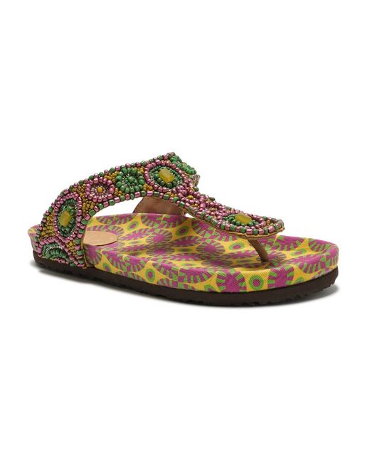 Maliparmi Brown Flip Flops