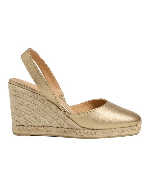 Castaner Metallic Wedges