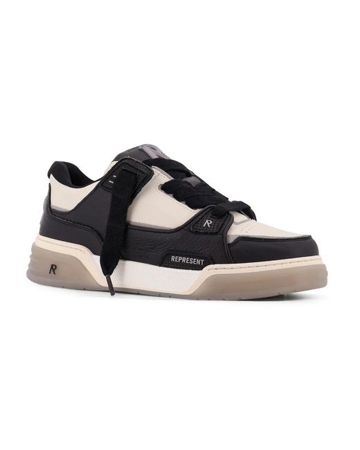 Represent Schoenen ,Veelkleurig ,Leer Studio Sneakers in het Black voor heren