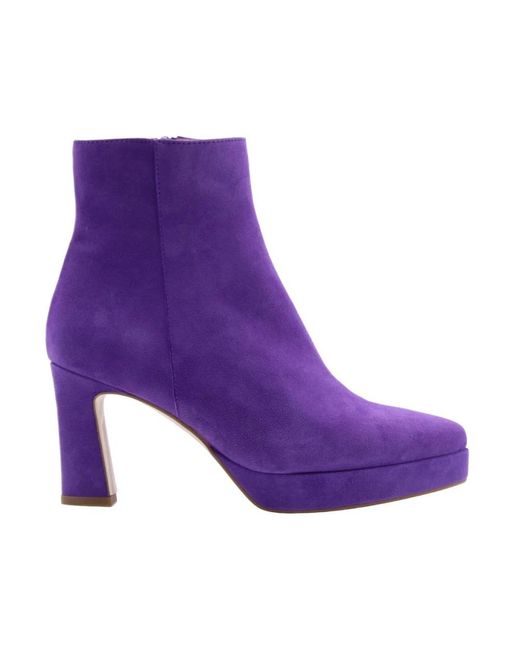 CTWLK Purple Heeled Boots