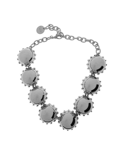 Marni Metallic Kurze Halskette