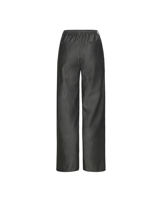 Ichi Gray Wide Trousers