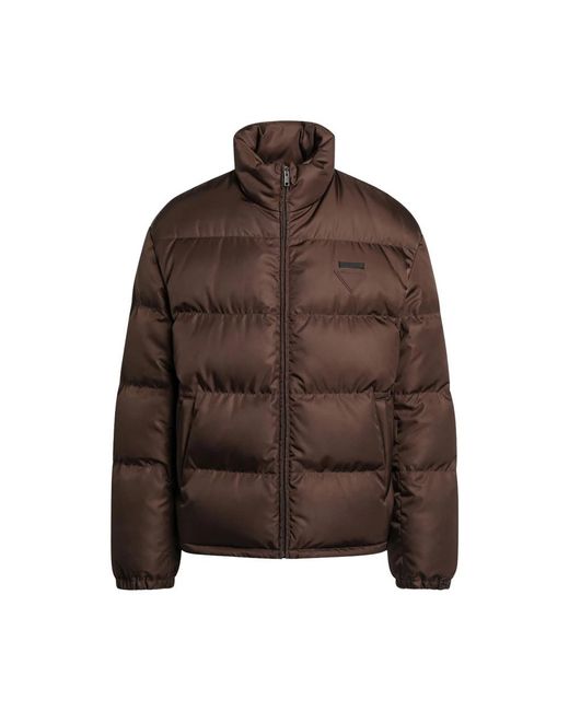Prada Brown Winter Jackets for men