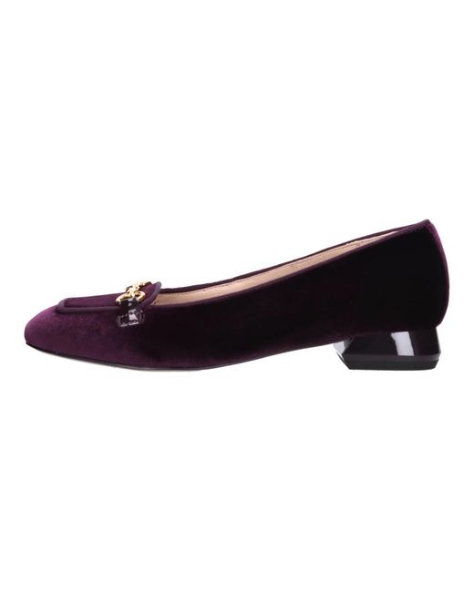 Emanuélle Vee Schoenen ,Paars ,Platte Schoenen Paars in het Black