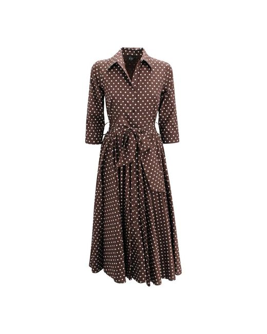 Lavi Brown Shirt Dresses