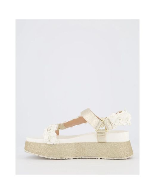 Liu Jo White Flat Sandals