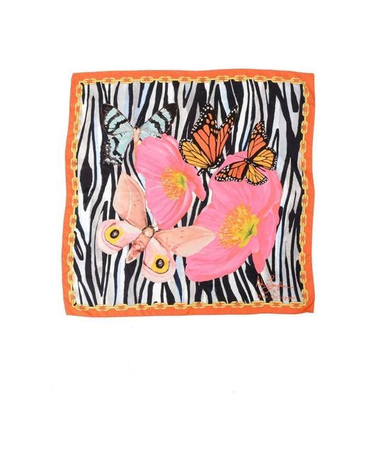 Dee Ocleppo Pink Pop art seidenschal