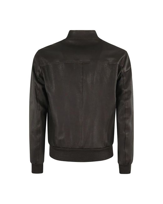Stewart Gray Leather Jackets for men