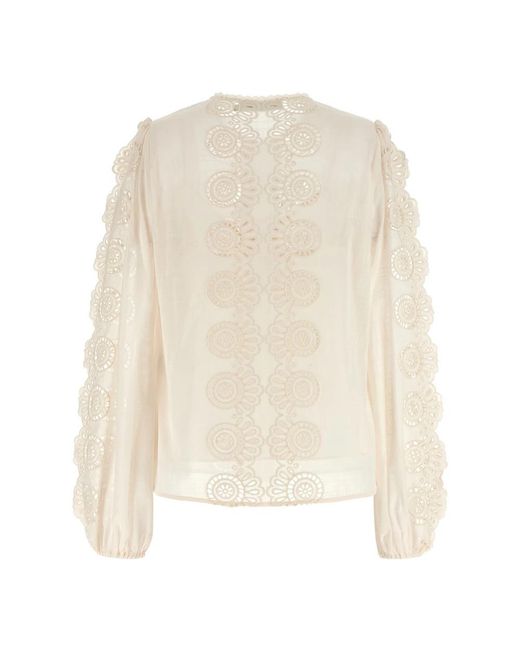 Zimmermann Natural Blouses