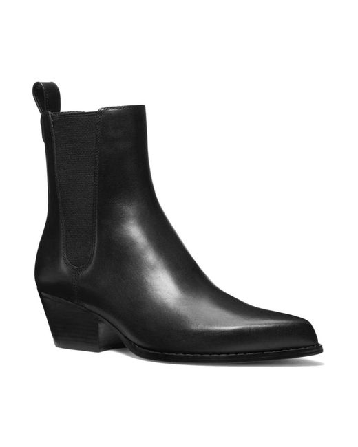 Michael Kors Black Cowboy & Biker Boots