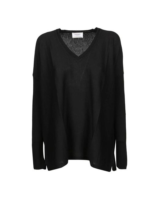 Knitwear > v-neck knitwear Snobby Sheep en coloris Black