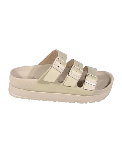 Birkenstock Natural Sliders