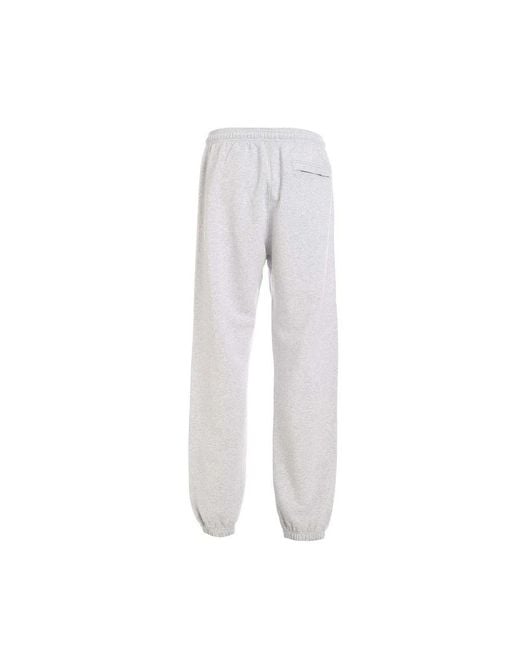 Marcelo Burlon Gray Track Pants for men