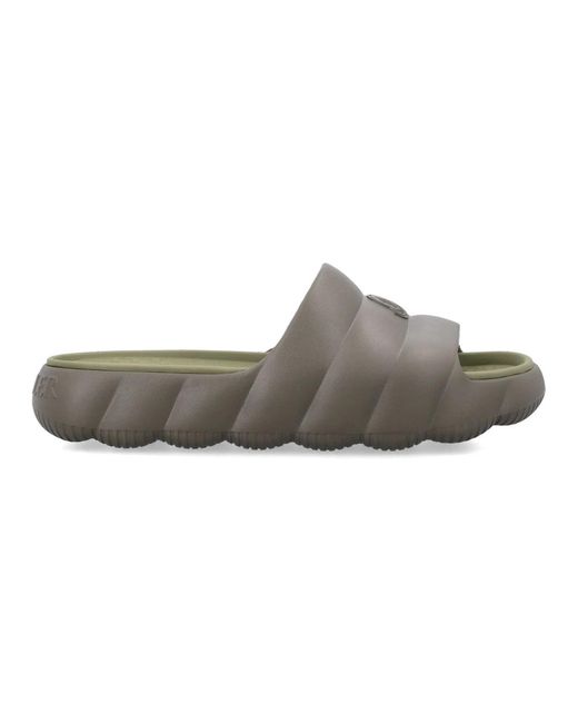 Sliders Moncler de hombre de color Gray