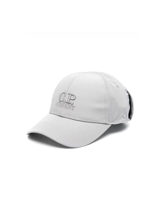 C P Company White Caps for men