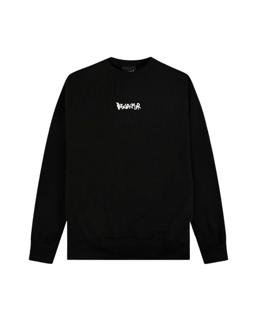 DISCLAIMER Sweatshirt klassisches logo in Black für Herren