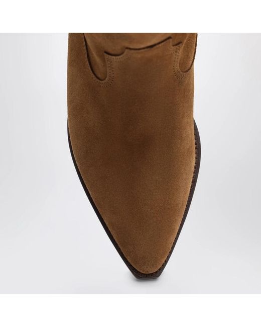 Isabel Marant Brown Cowboy & Biker Boots