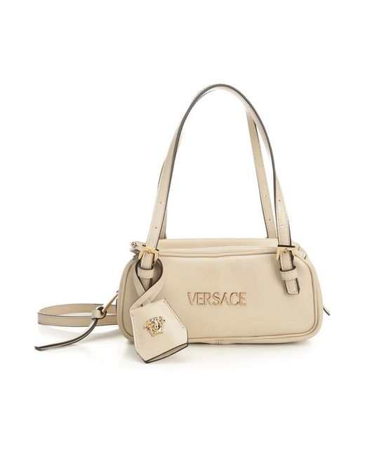 Versace Natural Shoulder Bags