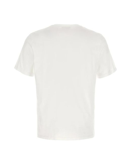 Maison Kitsuné White T-Shirts for men