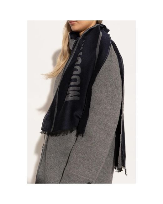 Winter Scarves di Moschino in Blue