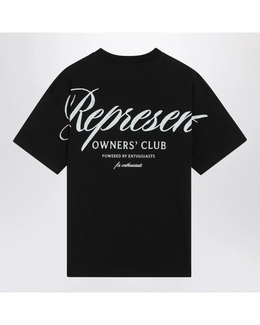 T-Shirts Represent de hombre de color Black