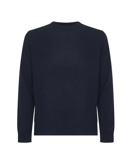 Mc2 Saint Barth Blue Round-Neck Knitwear for men