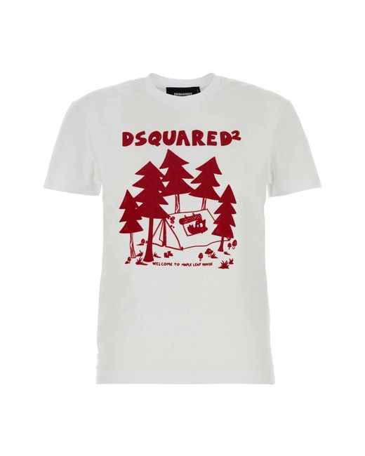DSquared² White T-Shirts for men