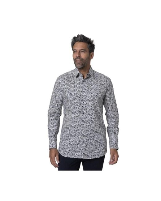 Casual Shirts di Karl Lagerfeld in Gray da Uomo