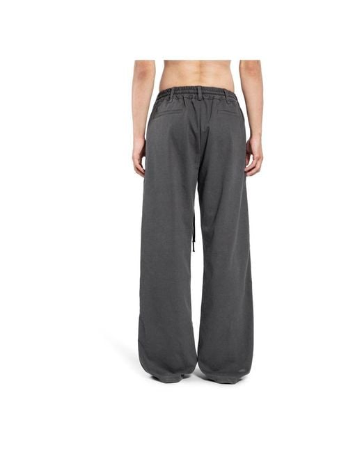 Song For The Mute Gray Wide Trousers for men