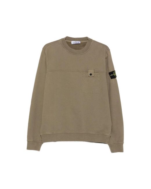 Stone Island Green Sweatshirts for men
