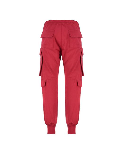 Rick Owens Red Sweatpants for men
