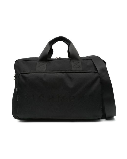 John Richmond Schwarze Taschen Mit Top-Reißverschluss in Black für Herren