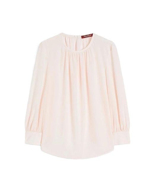Max Mara Pink Blouses