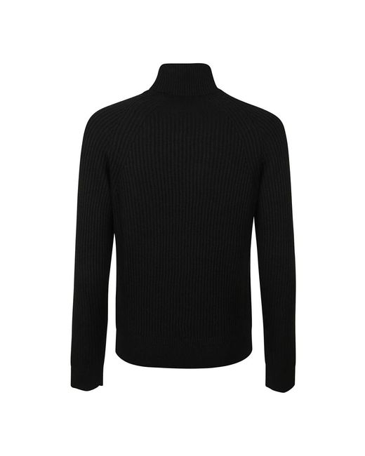 Zanone Black Turtlenecks for men