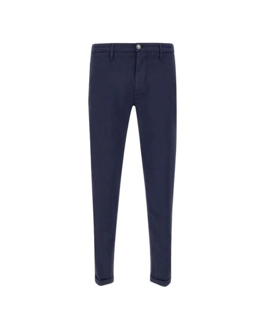 Chinos di Re-hash in Blue da Uomo