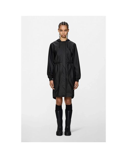 Rains Black Parkas