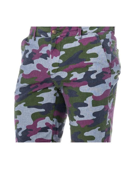 La Martina Blue Casual Shorts for men