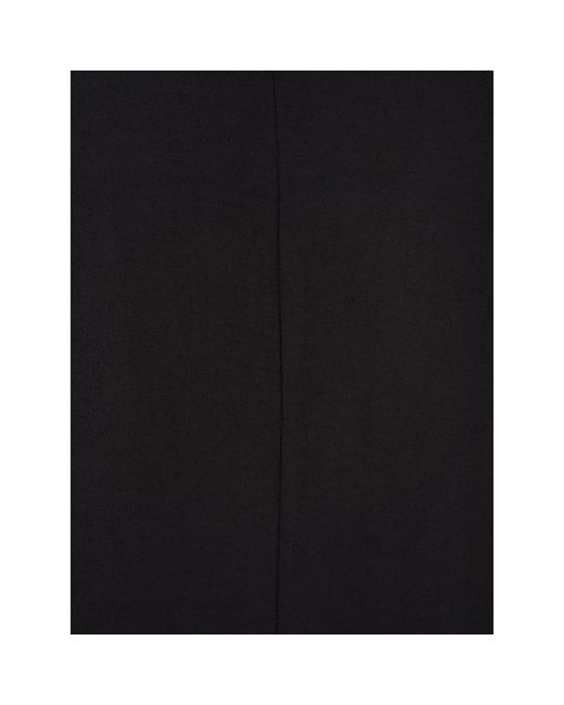 Aspesi Kleedjes ,Zwart ,Linnen Korte Linnen Jurk in het Black