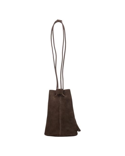 ESTRO Brown Bucket Bags