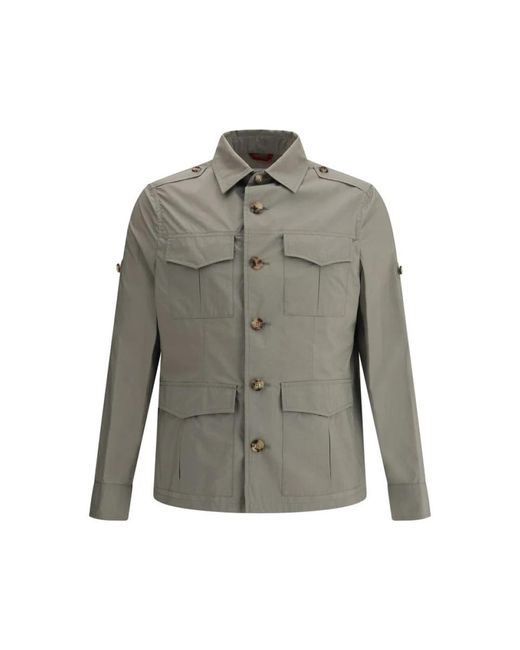 Brunello Cucinelli Wasserdichte Jacke Mit Klassischem Stil in Gray für Herren