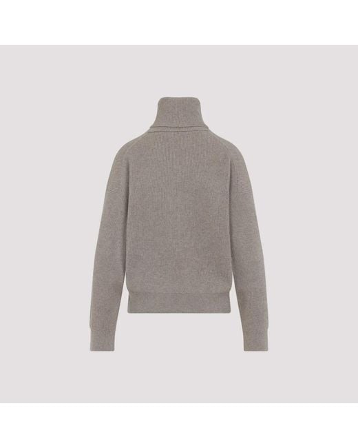 Brunello Cucinelli Gray Turtlenecks