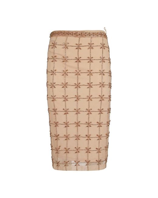 Pinko Natural Midi Skirts