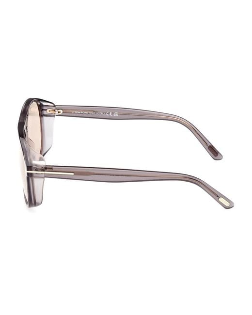 Tom Ford Metallic Sunglasses for men