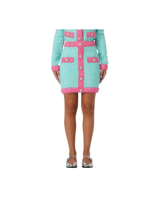 Short Skirts Balmain de color Blue