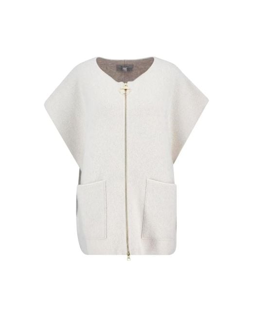 Barbour Vests in het White