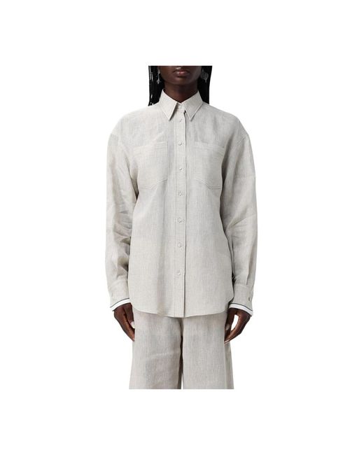 Shirts Brunello Cucinelli de color Gray