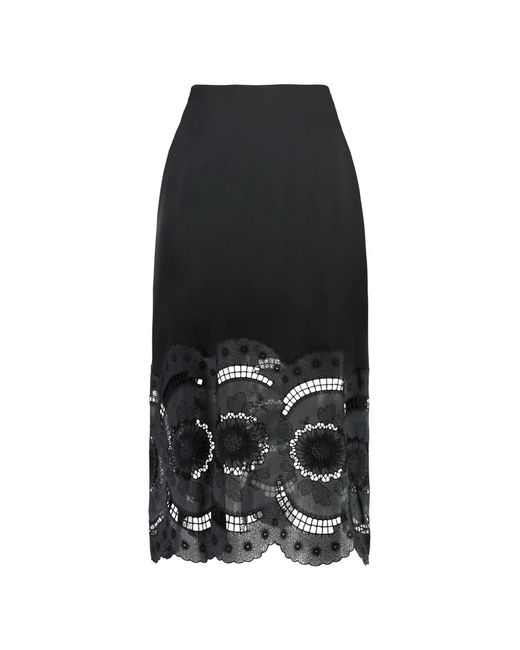 Stella McCartney Black Midi Skirts