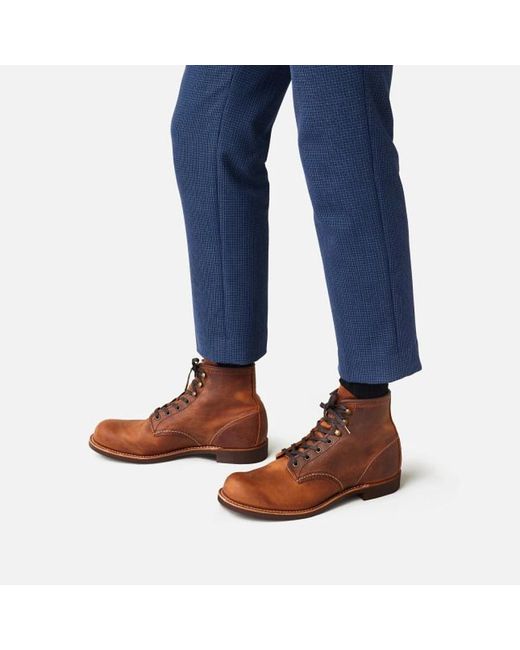 Red Wing Brown 3343 Heritage Work 6 Blacksmith Boot Rough & Tough for men